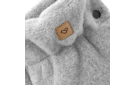 Wool two-parts hand muffs Sierra grey