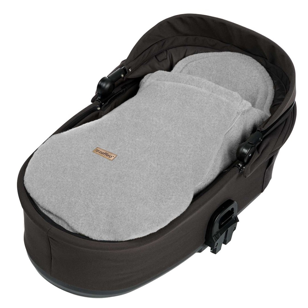 Wool footmuffs mini Sierra 0-18m grey