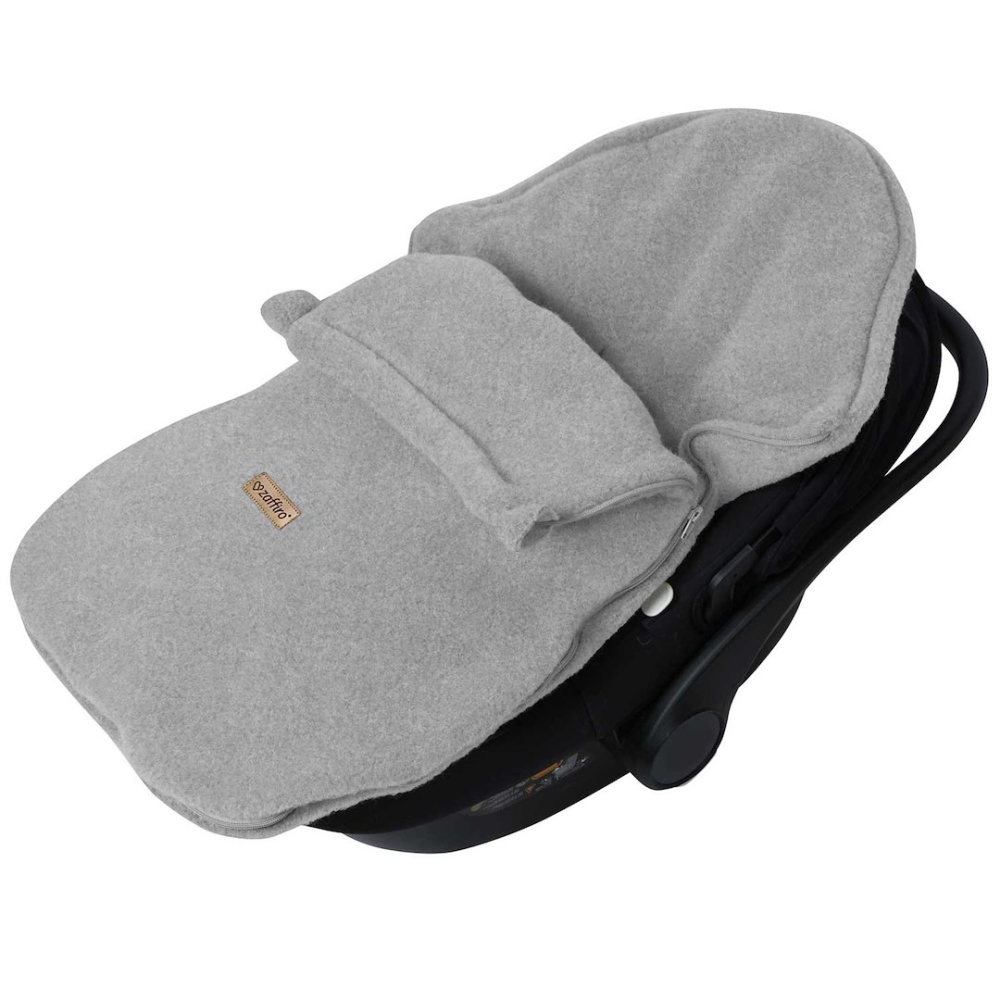 Wool footmuffs mini Sierra 0-18m grey