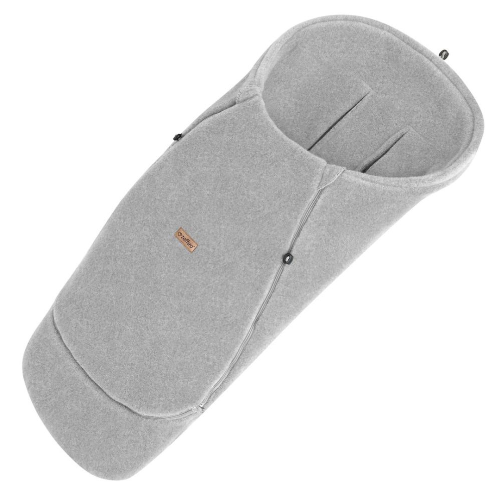 Adjustable wool footmuffs Sierra 0-36m grey