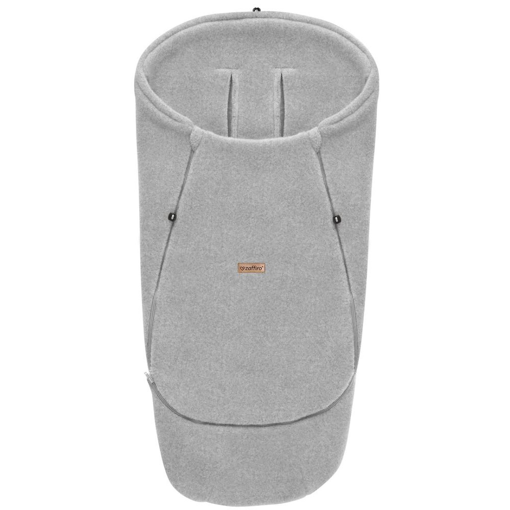 Adjustable wool footmuffs Sierra 0-36m grey