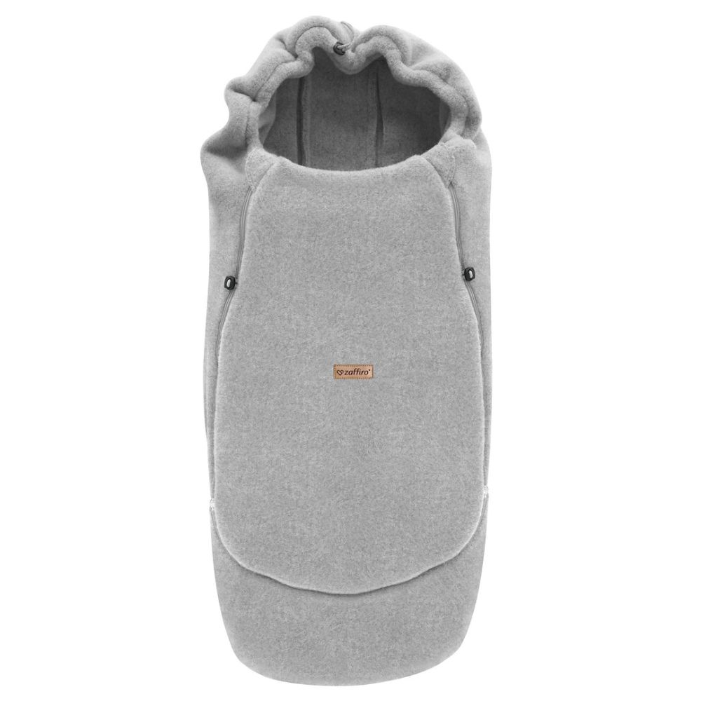 Adjustable wool footmuffs Sierra 0-36m grey