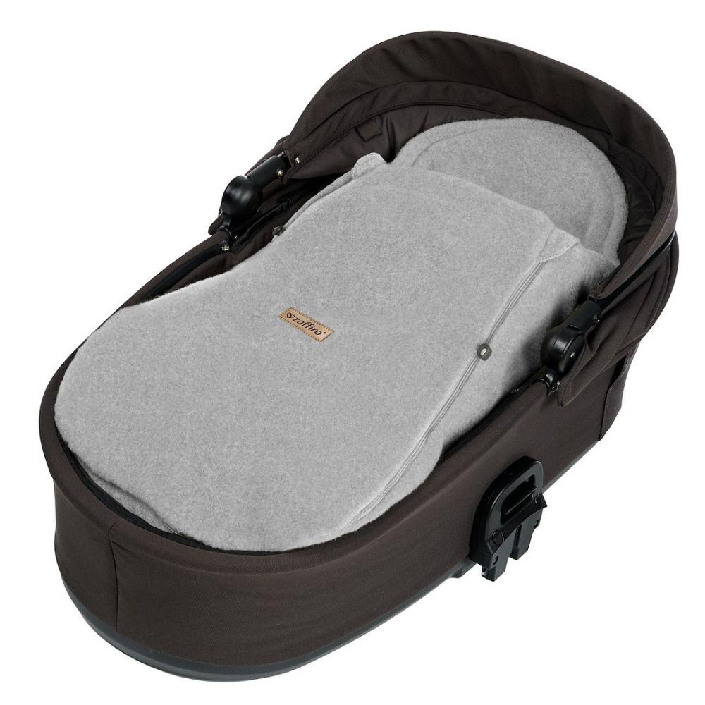 Adjustable wool footmuffs Sierra 0-36m grey