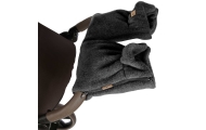 Wool two-parts hand muffs Sierra anthracite