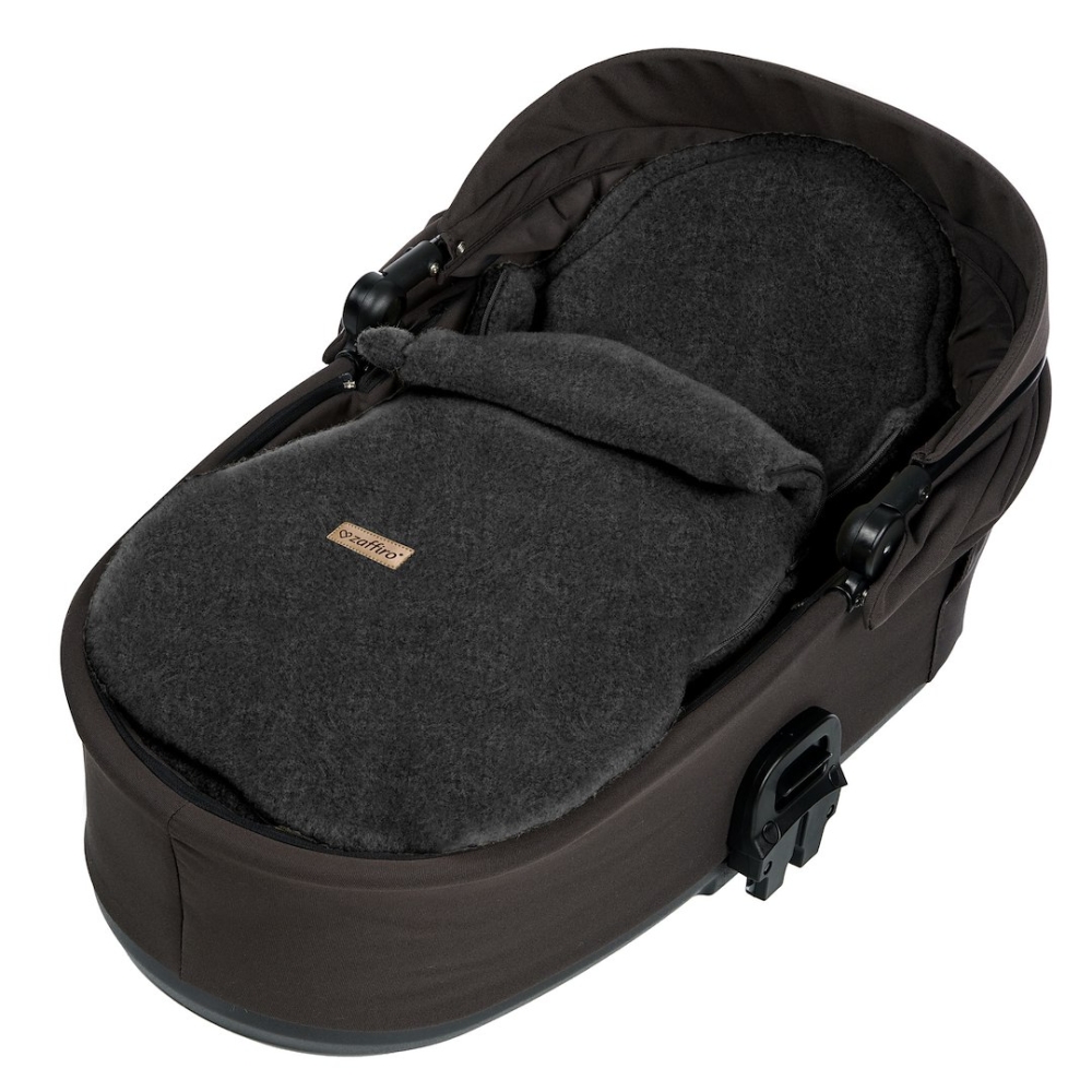 Wool footmuffs mini Sierra 0-18m anthracite
