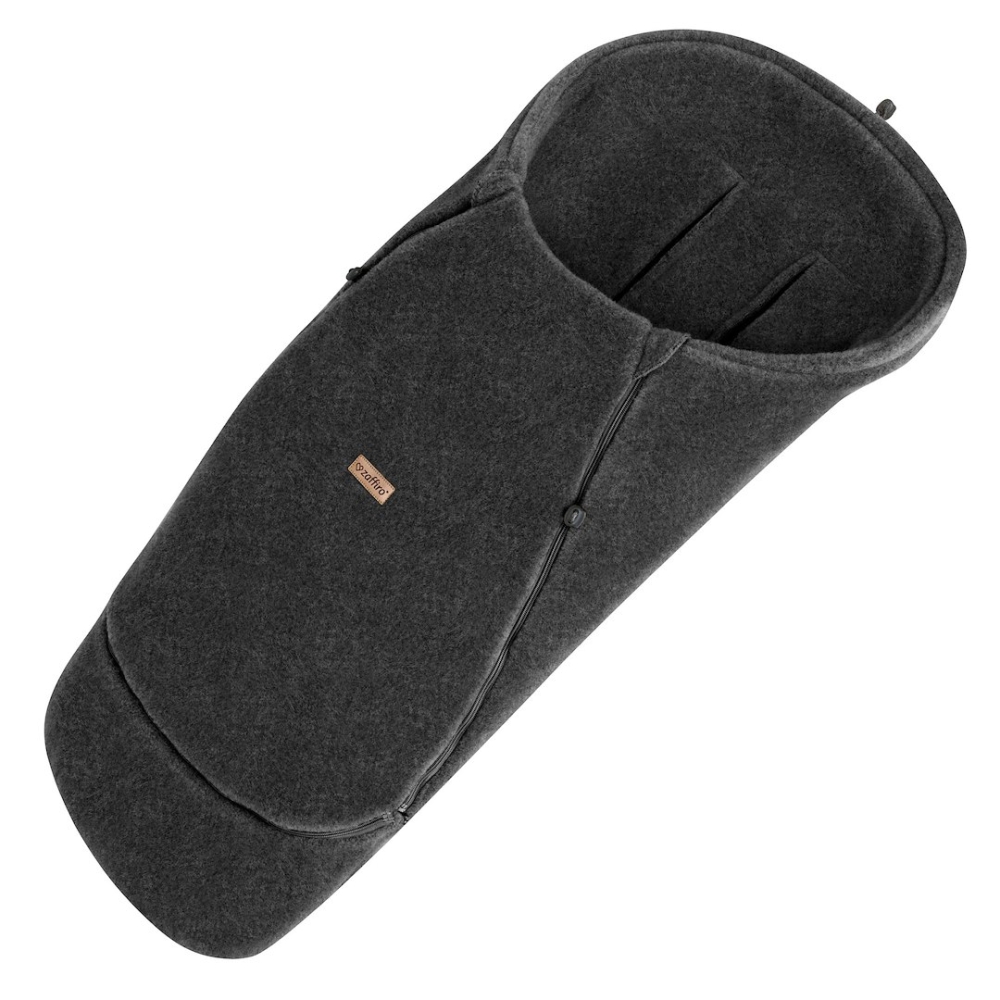Adjustable wool footmuffs Sierra 0-36m anthracite