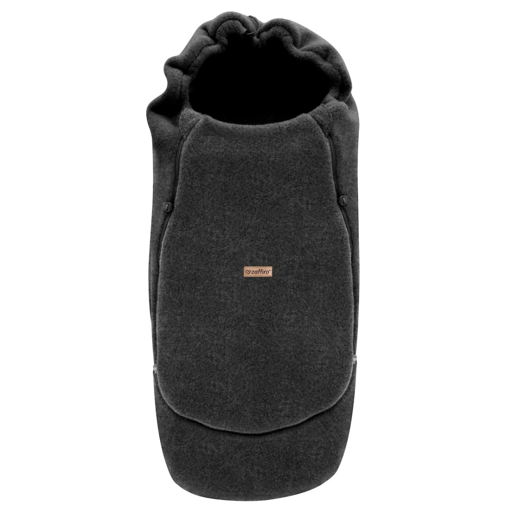 Adjustable wool footmuffs Sierra 0-36m anthracite