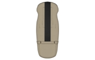 Adjustable footmuff with bag GrowUP Nordico 0-36m beige