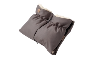 Two-parts hand muffs Nordico taupe