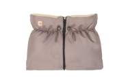 Two-parts hand muffs Nordico taupe