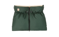Two-parts hand muffs Nordico bottle green