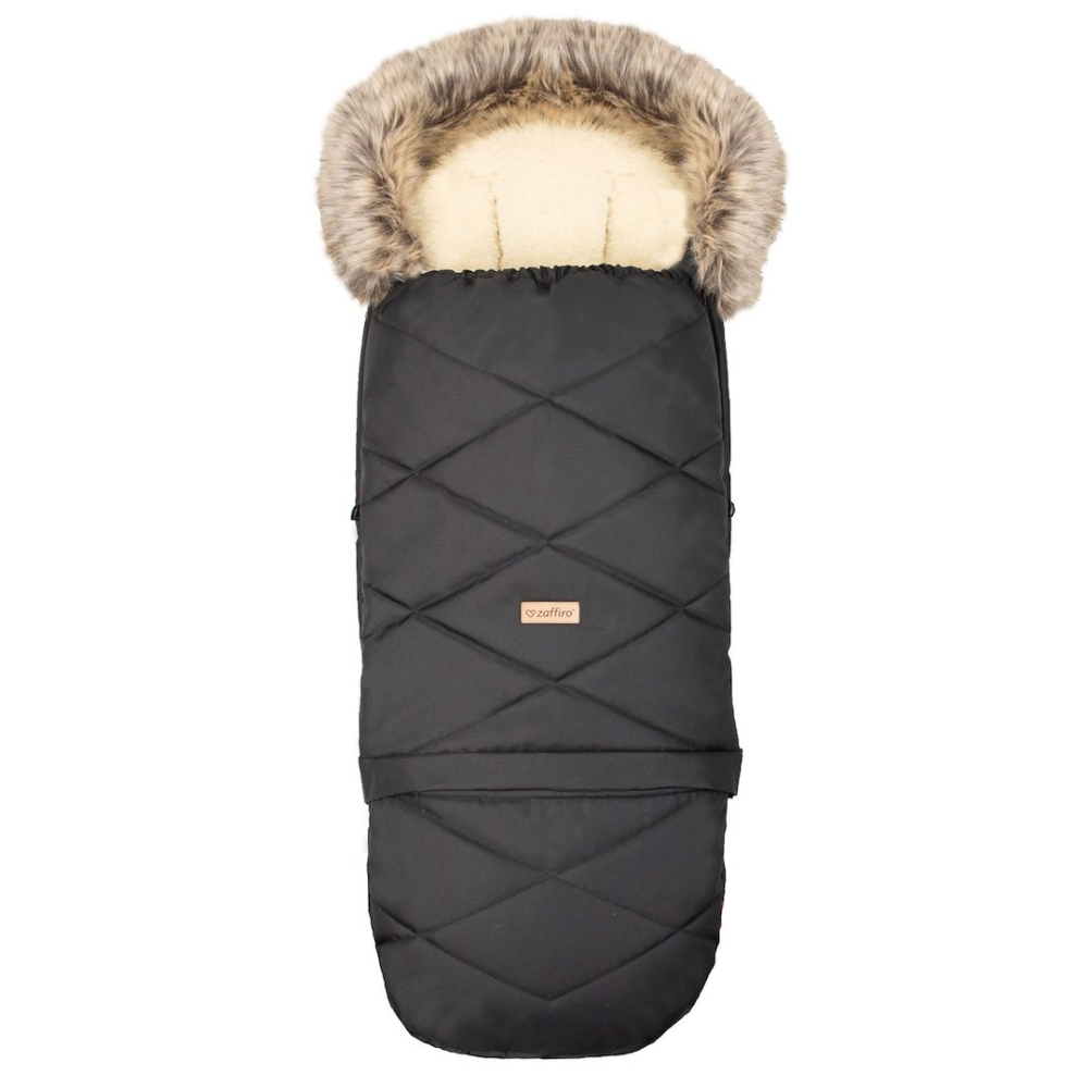 Adjustable footmuff with bag GrowUP Nordico 0-36m black