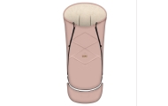 Adjustable footmuff EverGrow Aspen 0-36m baby pink