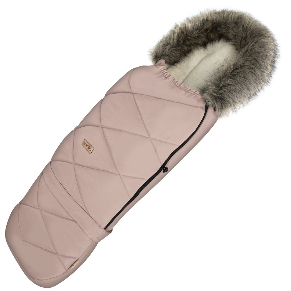 Adjustable footmuff with bag GrowUP Aspen 0-36m baby pink