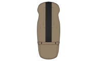 Adjustable footmuff with bag GrowUP Aspen 0-36m latte