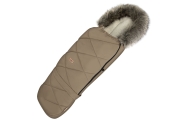 Adjustable footmuff with bag GrowUP Aspen 0-36m latte