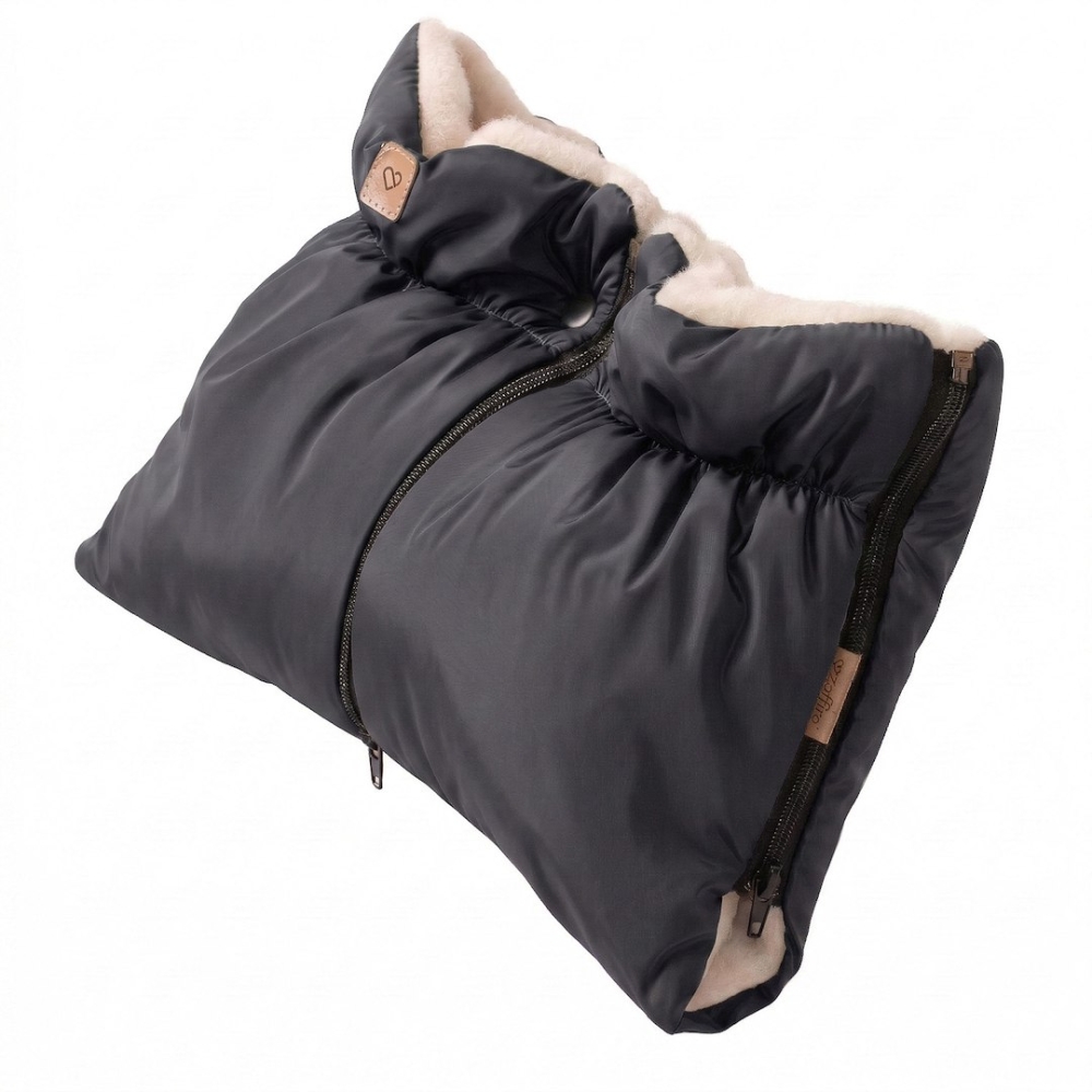 Two-parts hand muffs Aspen anthracite