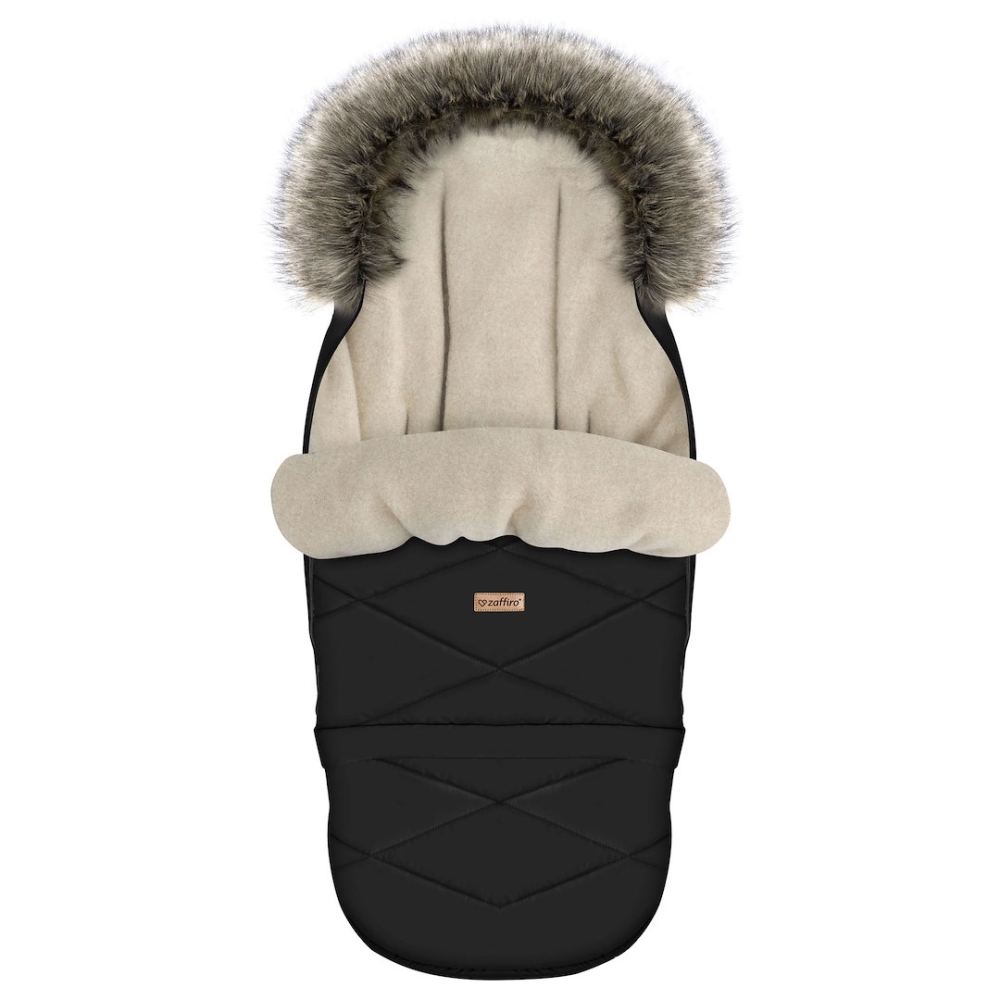 Adjustable footmuff with bag GrowUP Aspen 0-36m black