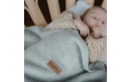 Cotton blanket Oslo 75x100cm grey