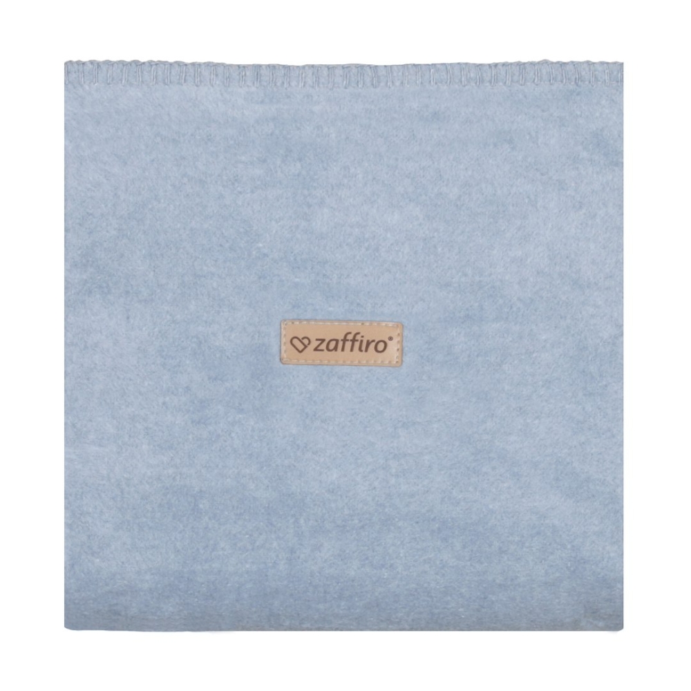 Cotton blanket Oslo 75x100cm baby blue