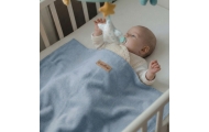 Cotton blanket Oslo 75x100cm baby blue