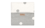 Cotton blanket Bari 75x100cm grey