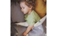 Cotton blanket Bari 75x100cm grey