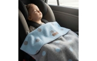 Cotton blanket Bari 75x100cm blue
