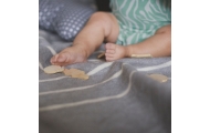 Cotton blanket Alba 75x100cm grey