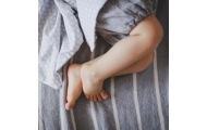 Cotton blanket Alba 75x100cm grey