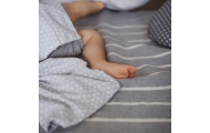 Cotton blanket Alba 75x100cm grey