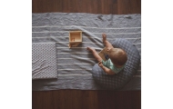 Cotton blanket Alba 75x100cm grey