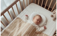Cotton blanket Alba 75x100cm beige