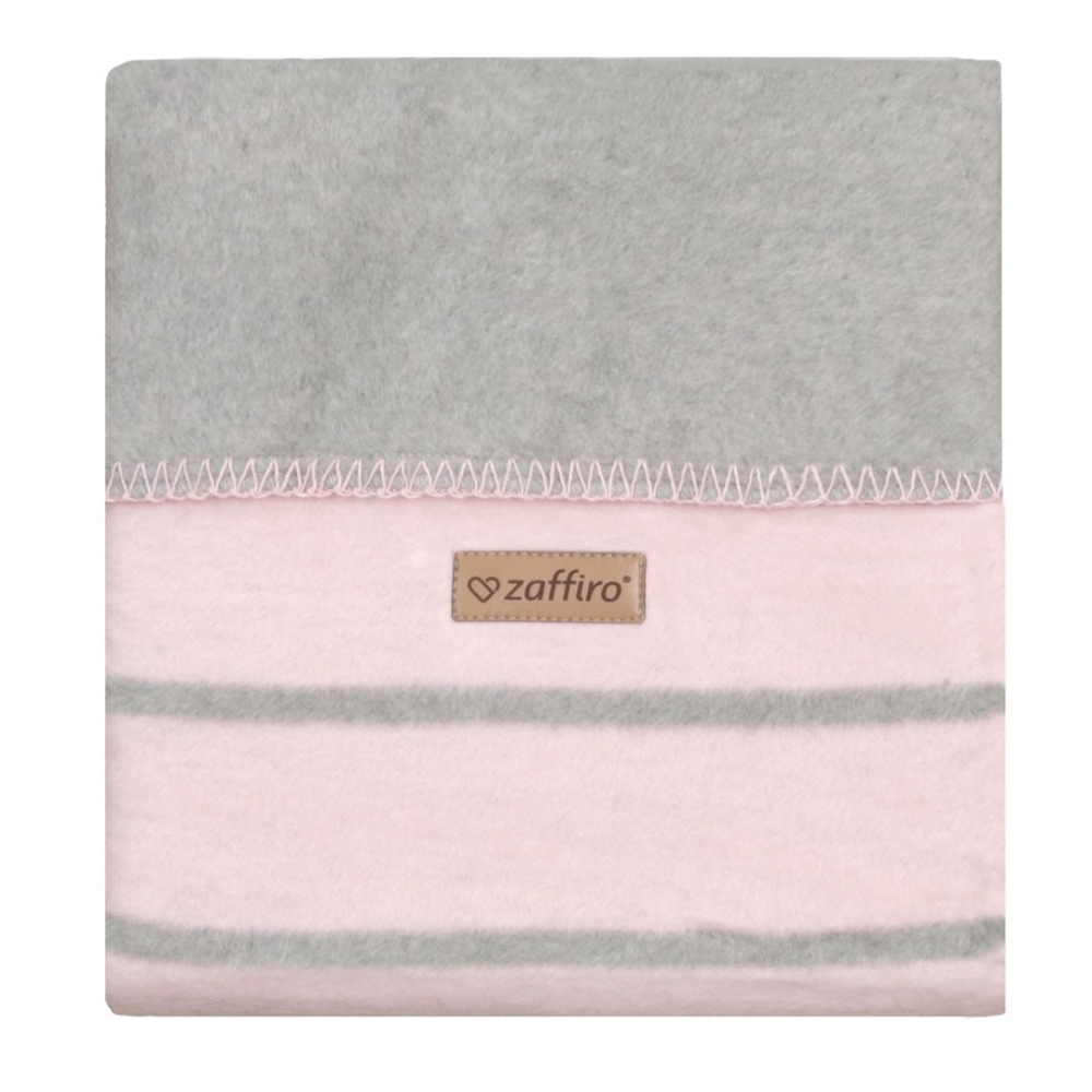Cotton blanket Alba 75x100cm baby pink