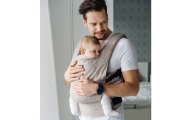 Baby carrier City Leaves beige
