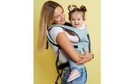 Baby carrier City Air Leaves mint