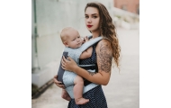 Baby carrier City Air Leaves mint