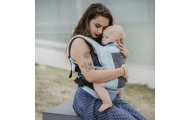 Baby carrier City Air Leaves mint
