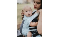 Baby carrier City Air Leaves mint