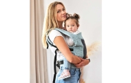 Baby carrier City Air Leaves mint