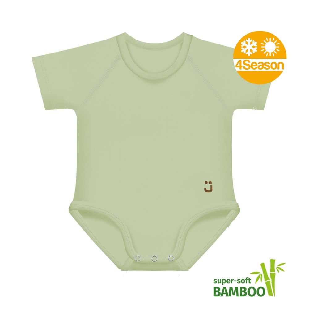 Bambukinis bodžiukas Growing Body 4Season, 0–36 mėn., pistacijų spalvos-Drabužiai ir aksesuarai, Drabužiai kūdikiams-e-vaikas