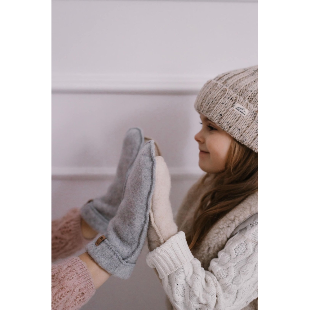 Wool kiddy hand muff Sierra 3-5y beige