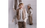 Wool kiddy hand muff Sierra 3-5y beige