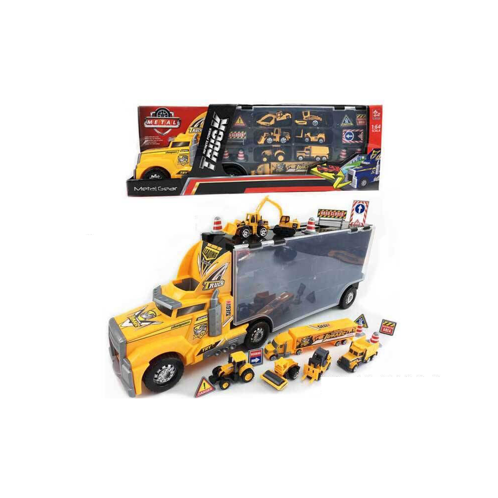 Ciężarówka truck z autami