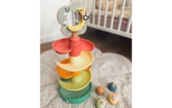 WOOPIE GREEN Wooden Ball Track Sensory Educational 6 pcs.					
