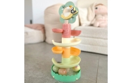WOOPIE GREEN Wooden Ball Track Sensory Educational 6 pcs.					