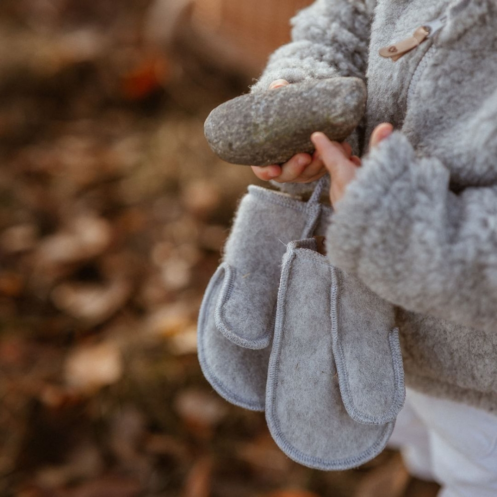 Wool kiddy hand muff Sierra 1-3y beige