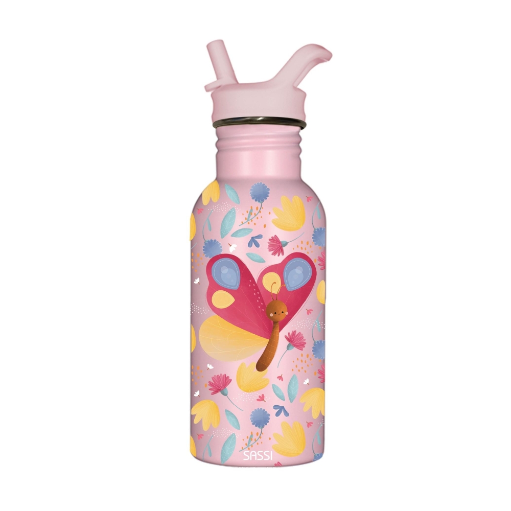 Butelka na wodę bidon 500 ml Motyl SASSI