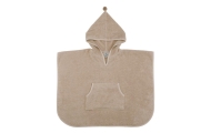 Ponczo kąpielowe, okrycie z kapturem Oak Beige