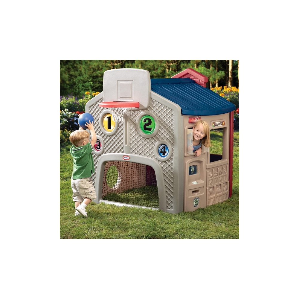 Vaikų sodo namelis LITTLE TIKES City House-Žaislai, Lauko žaislai, Žaidimų nameliai ir jų priedai-e-vaikas